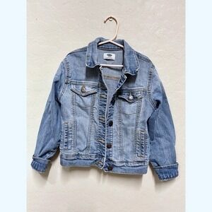 Old Navy Kids Denim Jacket Blue Medium M 8 Stretch Classic Trucker‎